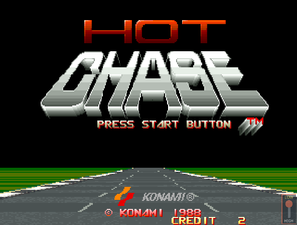 Hot Chase Title Screen